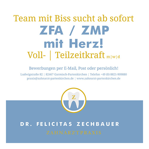 Zechbauer Felicitas Stellenanzeige